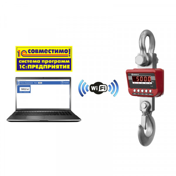 Весы крановые ЕКМ-3000.3/2-W высокоточные с Wi-Fi