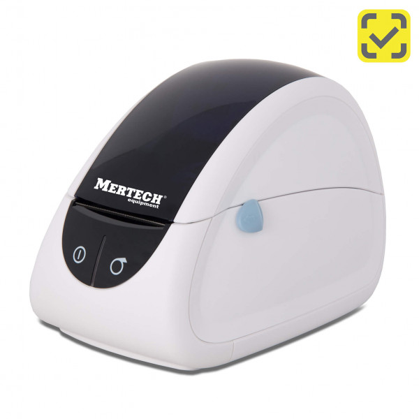 Термопринтер самоклеящихся этикеток MERTECH LP58 EVA RS232-USB White