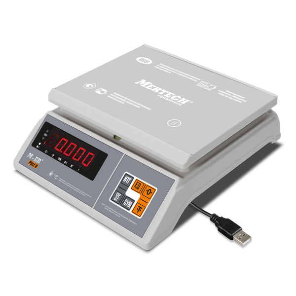Порционные весы M-ER 326 AFU-32.1 «Post II» LED USB-COM