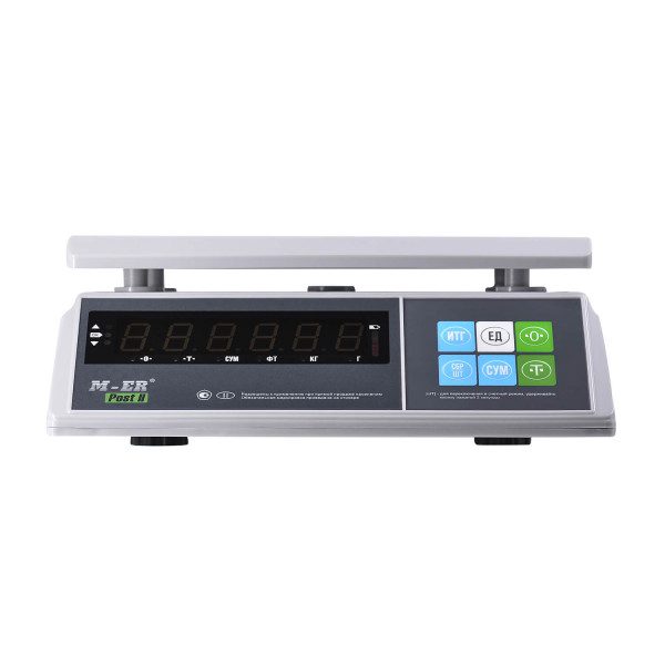 Порционные весы M-ER 326 LED с USB-COM с двойным дисплеем